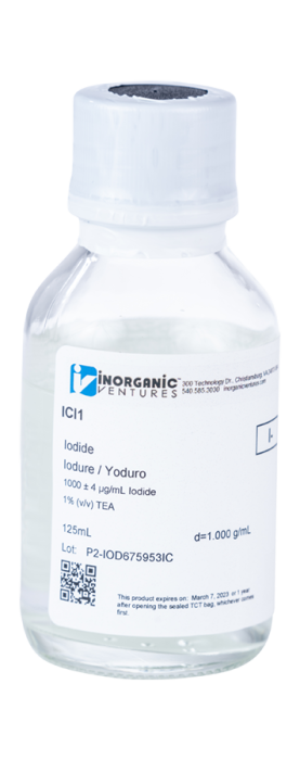 1000ug/mL IODIDE 125mL