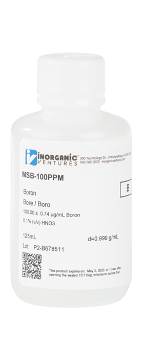100ug/mL BORON 125mL