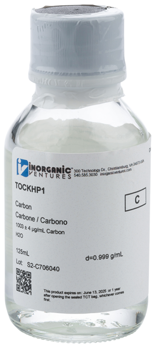 1000 ppm Total Organic Carbon from KHP