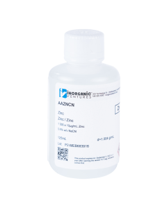 1000 ppm Zinc (Zn) in Cyanide Standard