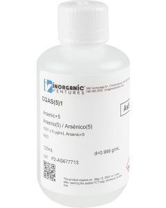 1000ug/mL ARSENIC (+5) 125mL