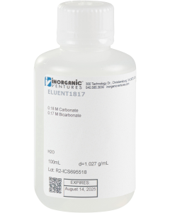 Concentrate for 1.8 mM carbonate/1.7 mM bicarbonate eluent