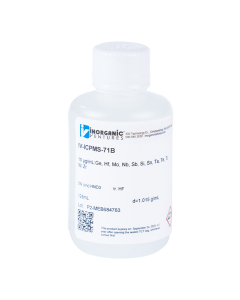 10 ppm Refractory Element ICP Calibration/Quality Control Standard