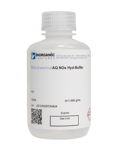 Alkaline Buffer Reagent for Nitrate/Nitrite Analysis utilizing the Hydrazine reduction method, 125mL
Compatible with: SEAL Method EPA-141