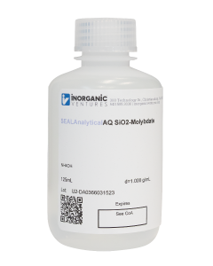 Ammonium Molybdate Reagent (10% w/v) for Silica Analysis, 125mL
Compatible with: SEAL Method EPA-121