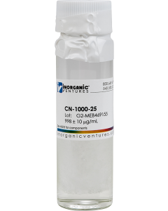 1000 ppm Cyanide (CN) in H2O