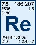 Rhenium information