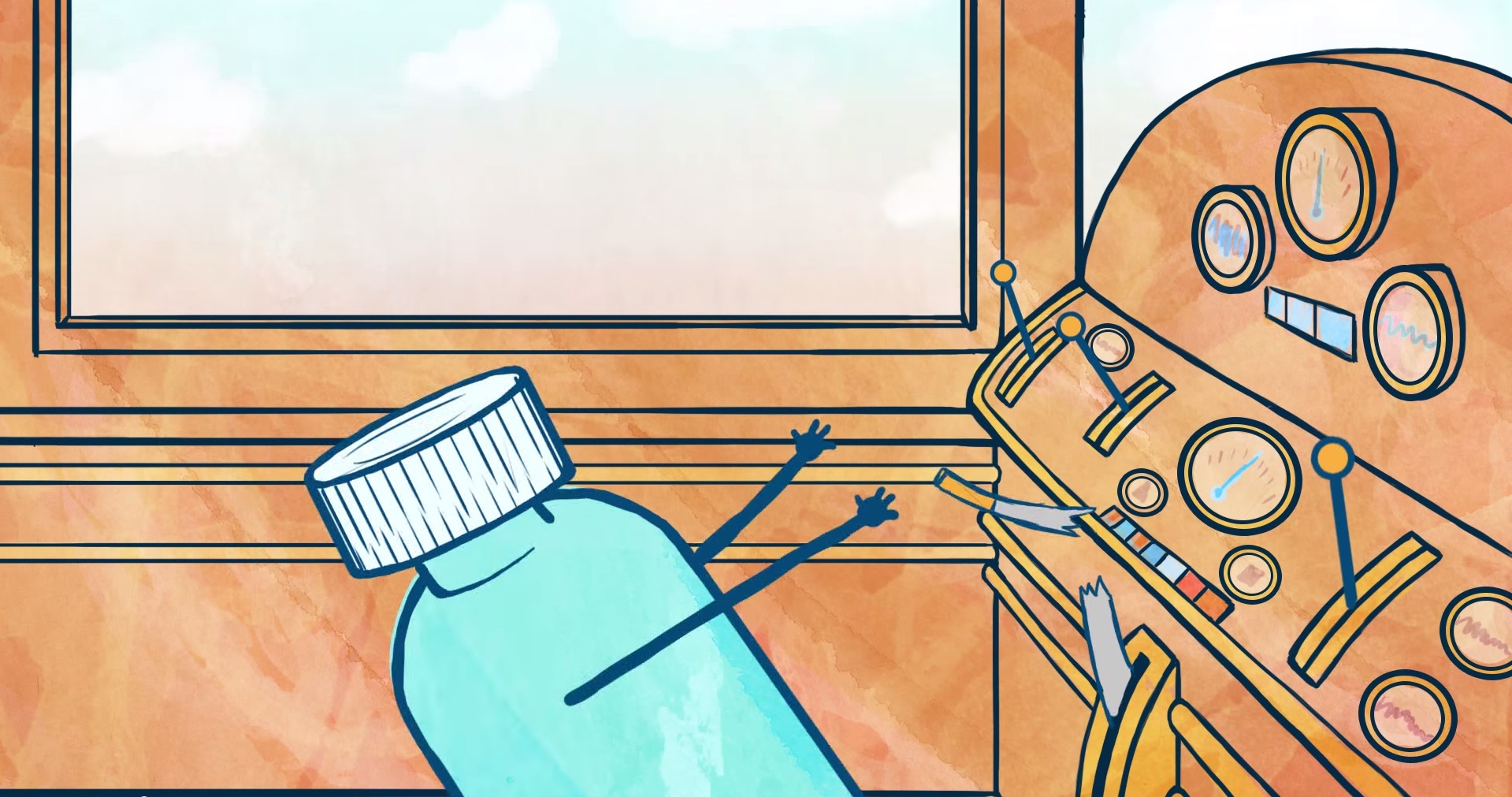 Transpiration Frustration animated short, 2015